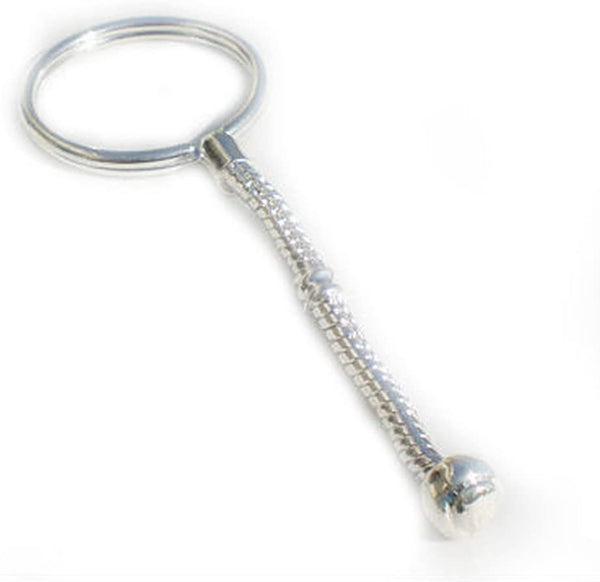 Silver Key Chain fits Beads