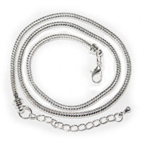 17 Inch Screw End Starter Charm Necklace