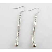 Double Bead Charm Earrings. Compatible With Most Major Charm Beads.