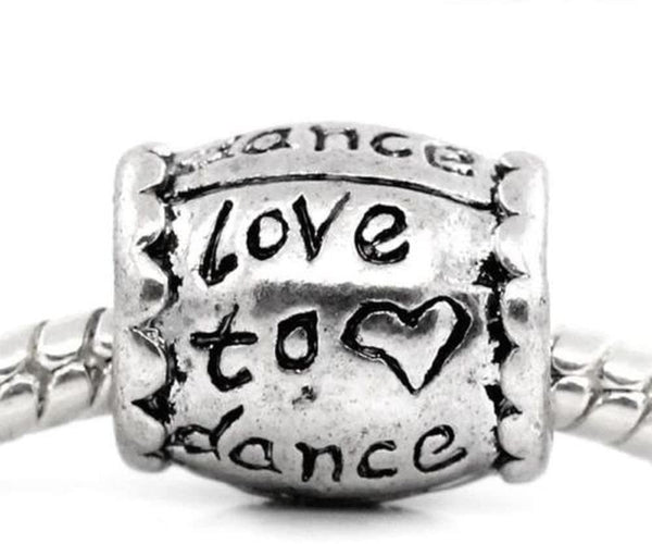 Love to Dance Charm Bead