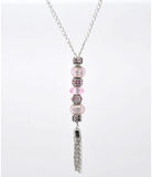 20 Inch Stackable Bead Charm Necklace