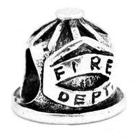 Fireman's Hat Charm Bead