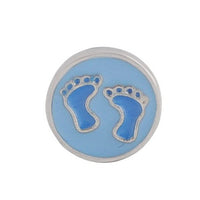 Floating Baby's Feet Charm Compatible With Origami Owl Lockets