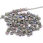 Pack Of 20 Assorted Rhinestone Charm Beads. Fits All Major Charm Bracelets.