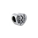 Best Friend Heart Bead