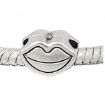 Kissable Lips Spacer Bead Charm