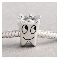 Smiling Tooth Charm Bead