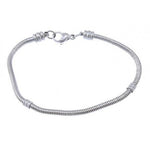 Stainless Steel 8.5 Inch  Screw End Lobster Clasp Bracelet